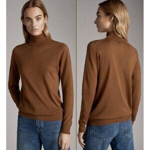 AYR Brown Longsleeve Turtleneck Sweater